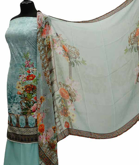 Chiken Kari Lawn Chiffon Duptt'21 D#12-35