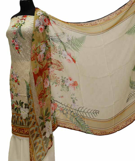 Chiken Kari Lawn Chiffon Duptt'21 D#12-38