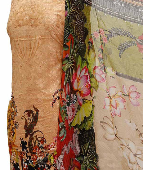 Chiken Kari Lawn Chiffon Duptt'21 D#12-5