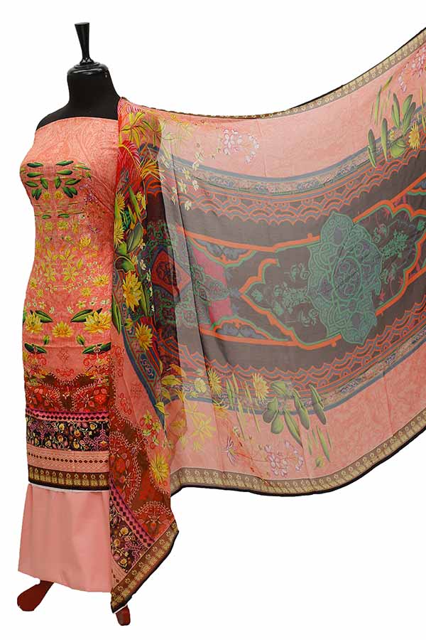 Chiken Kari Lawn Chiffon Duptt'21 D#12-7