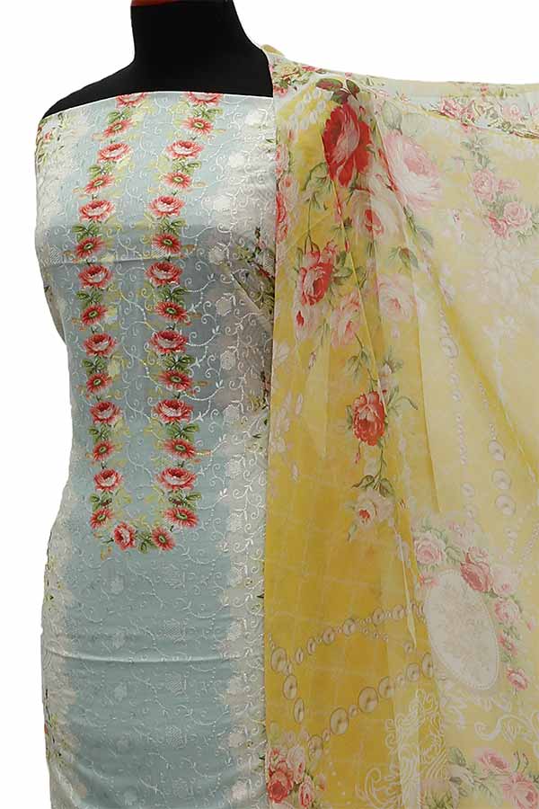 Chiken Kari Lawn Chiffon Duptt'21 D#12-18