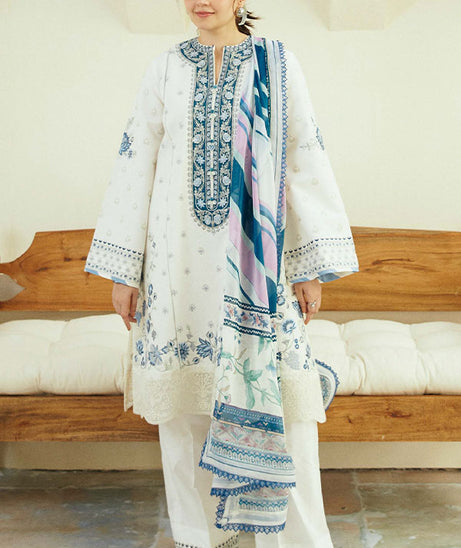 Coco By Zara Shahjahan Eid Edit'24 D#4(IVORY)