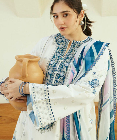 Coco By Zara Shahjahan Eid Edit'24 D#4(IVORY)