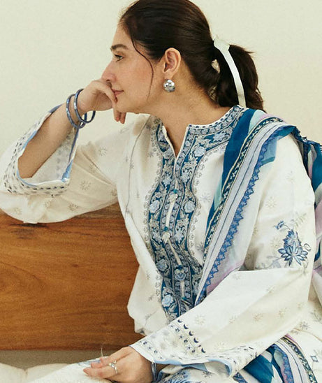 Coco By Zara Shahjahan Eid Edit'24 D#4(IVORY)