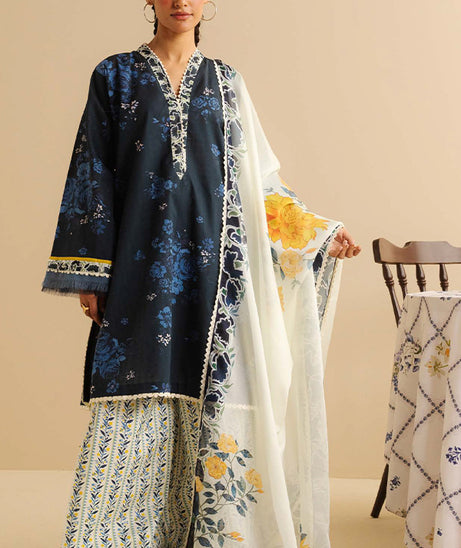 Coco by zara shahjahan Prints'25 D#1-B (LEYA)