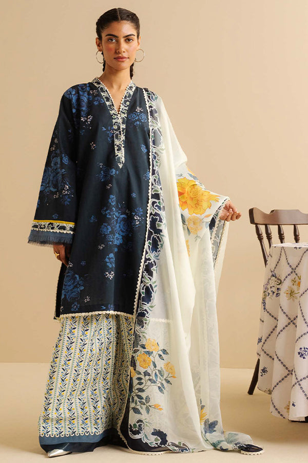 Coco by zara shahjahan Prints'25 D#1-B (LEYA)