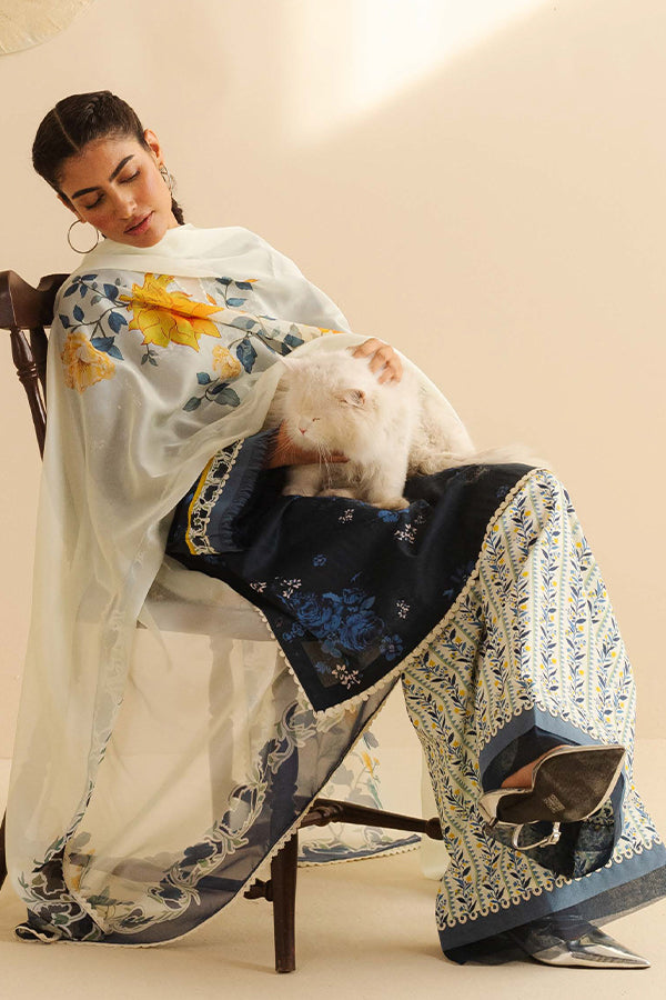 Coco by zara shahjahan Prints'25 D#1-B (LEYA)