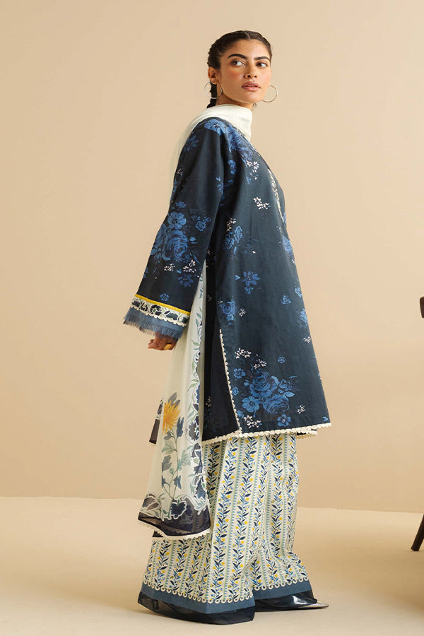 Coco by zara shahjahan Prints'25 D#1-B (LEYA)