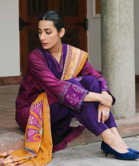 Coco By Zara Shah Jahan Winter Collection`21 ZR#6-A