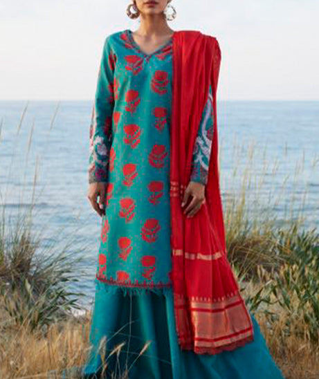 Coco By Zara Shahjahan Luxury Lawn`21 D#2-B