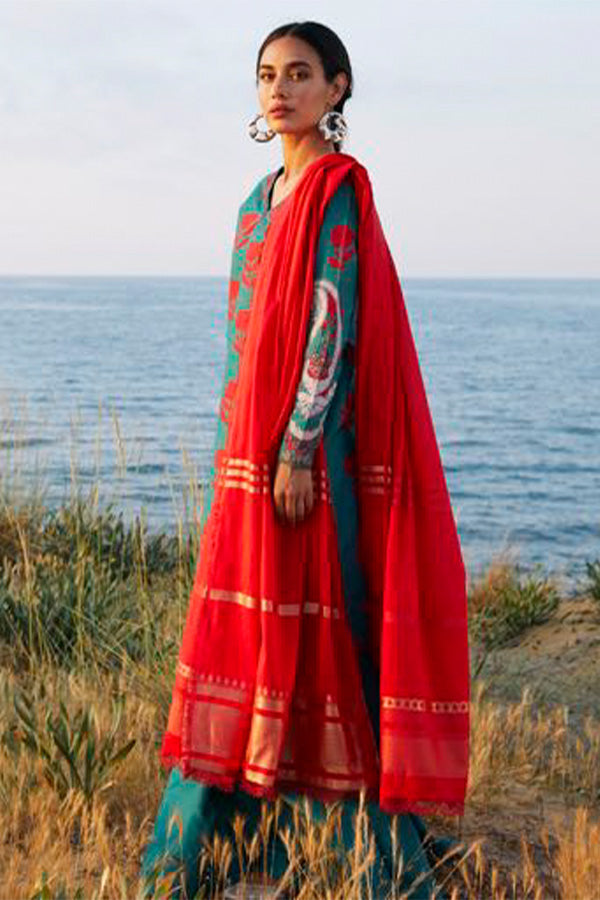 Coco By Zara Shahjahan Luxury Lawn`21 D#2-B