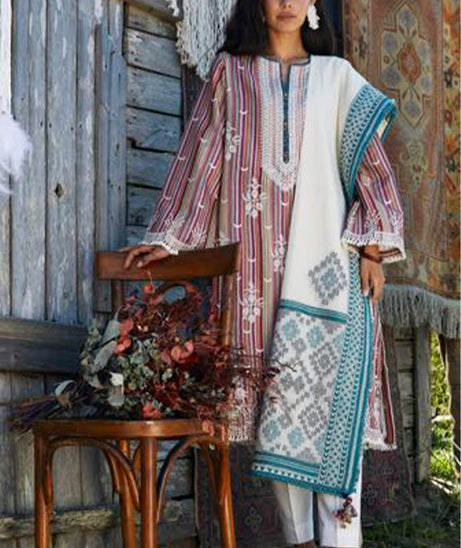 Coco By Zara Shahjahan Luxury Lawn`21 D#3-A