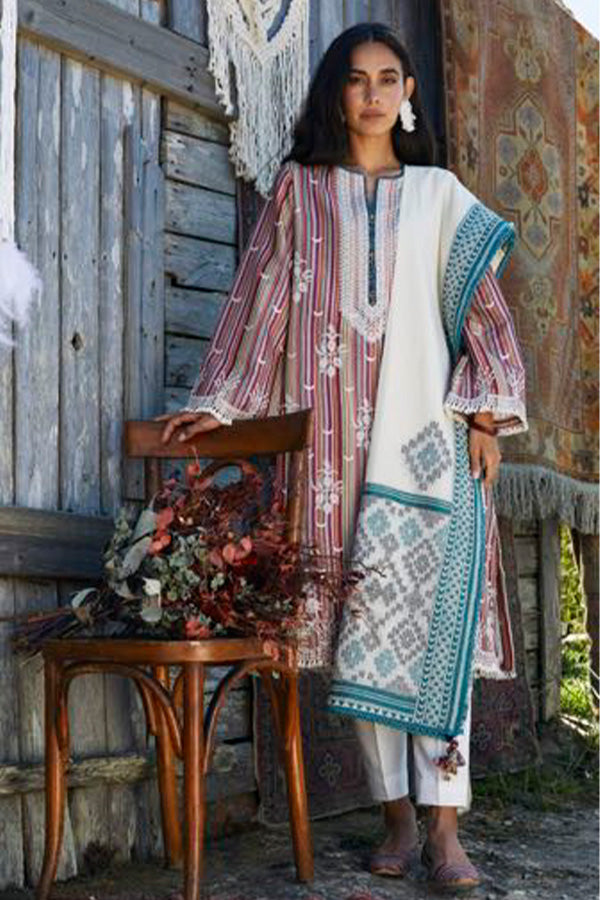 Coco By Zara Shahjahan Luxury Lawn`21 D#3-A