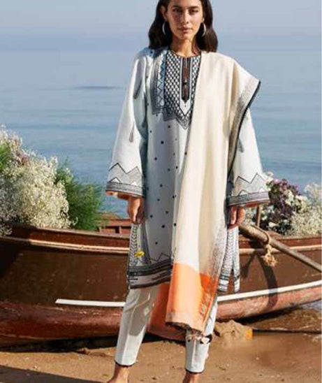 Coco By Zara Shahjahan Luxury Lawn`21 D#7-B