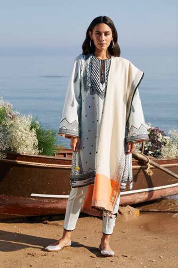 Coco By Zara Shahjahan Luxury Lawn`21 D#7-B