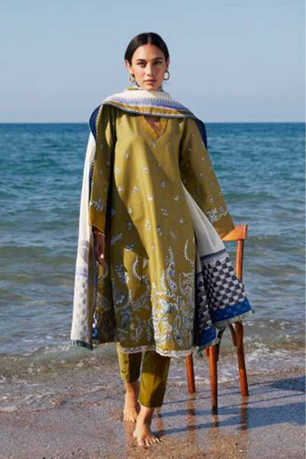 Coco By Zara Shahjahan Luxury Lawn`21 D#8-A
