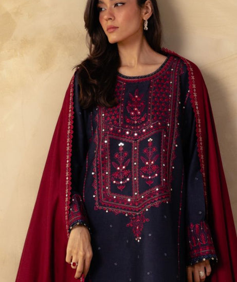 Coco By Zara Shahjahan Winter Unstitched`23 D#04-B