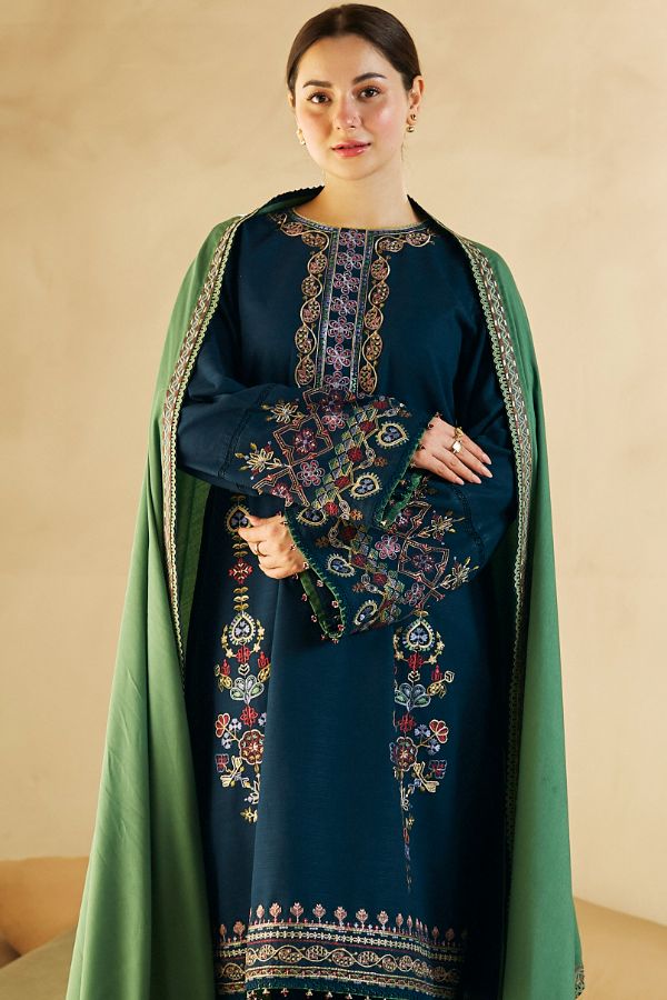 Coco By Zara Shahjahan Winter Unstitched`23 D#07-B