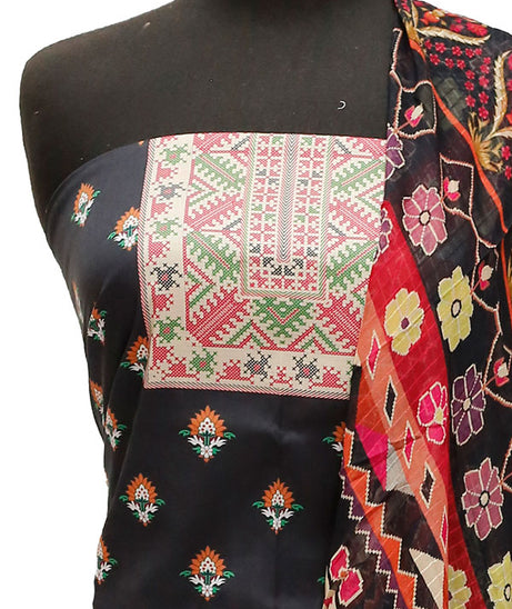 Colorita D/Lawn DC/Dupatta`23 D#7135 N Blue