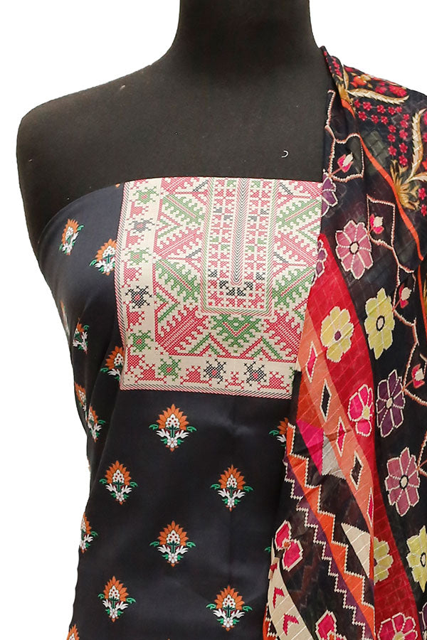 Colorita D/Lawn DC/Dupatta`23 D#7135 N Blue