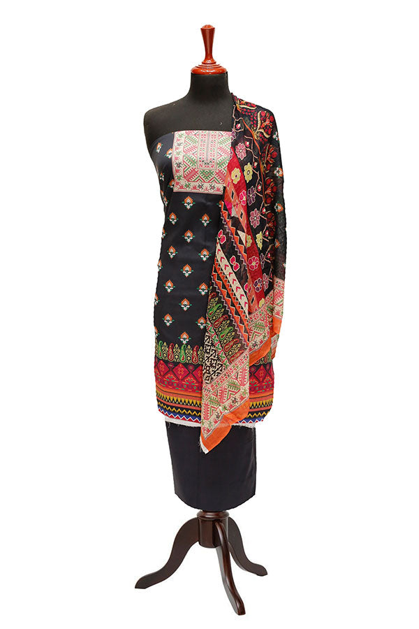 Colorita D/Lawn DC/Dupatta`23 D#7135 N Blue