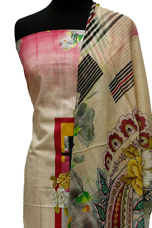 Colorita D/Lawn DC/Dupatta`23 D#822 Fawn