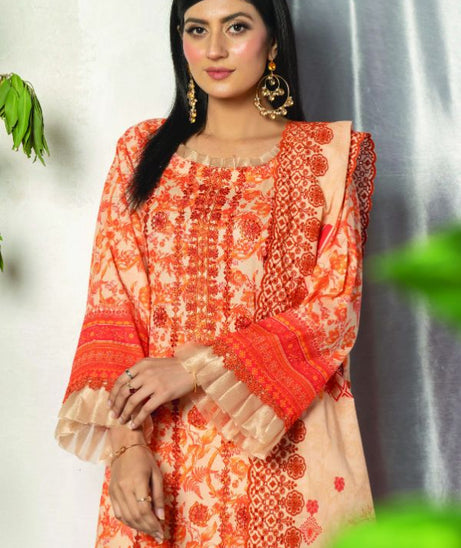 Colours Minahil Emb Lawn`25 CD#04