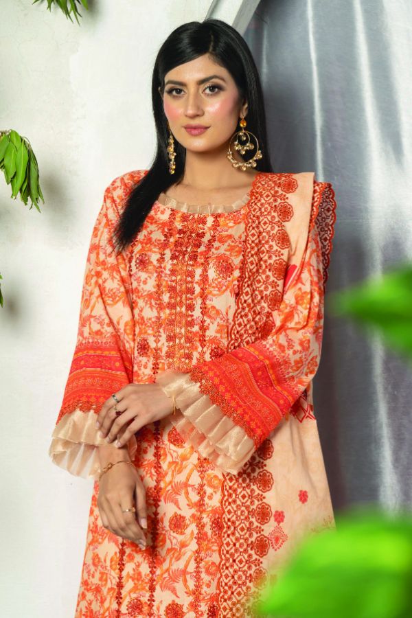 Colours Minahil Emb Lawn`25 CD#04