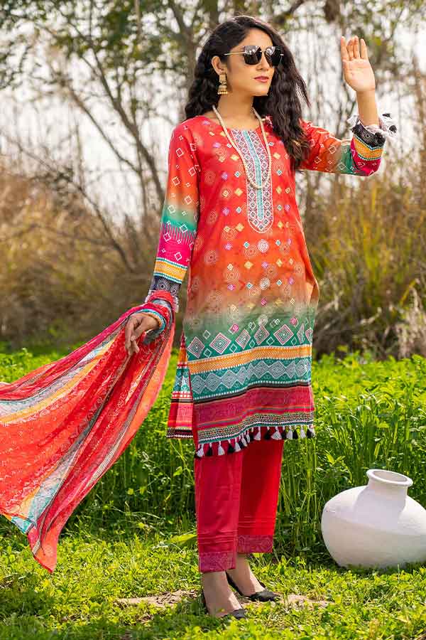 Colours Emb Lawn`22 D#01