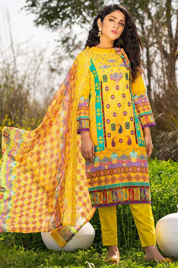 Colours Emb Lawn`22 D#02