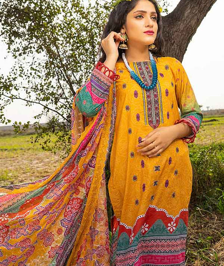 Colours Emb Lawn`22 D#07