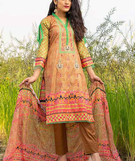 Colours Emb Lawn`22 D#09