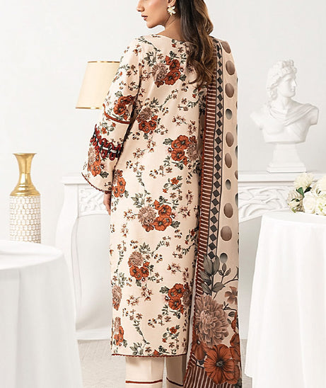 Coral Summer Essemtials Lawn`25 D#03