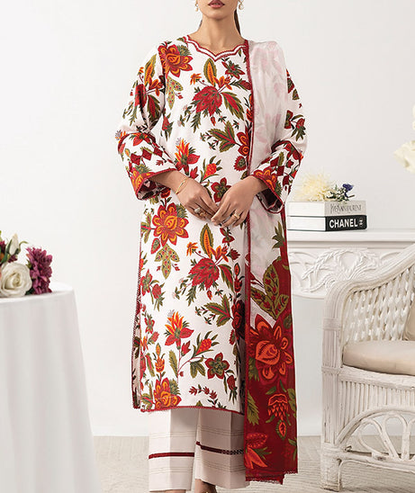 Coral Summer Essemtials Lawn`25 D#08