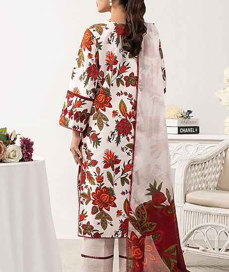 Coral Summer Essemtials Lawn`25 D#08