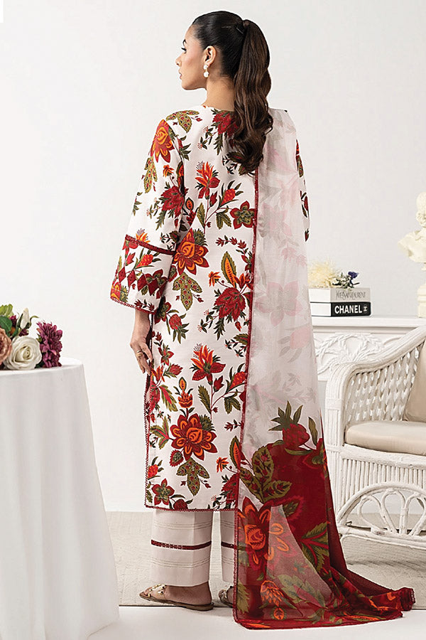 Coral Summer Essemtials Lawn`25 D#08