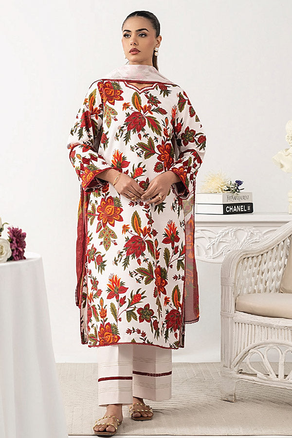 Coral Summer Essemtials Lawn`25 D#08