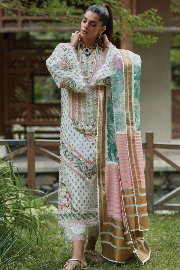 Crimson X Saira Shakira Luxury Lawn `23 D#5A