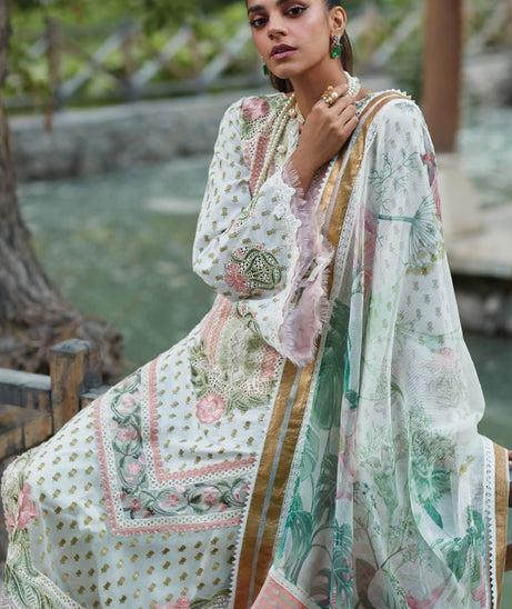 Crimson X Saira Shakira Luxury Lawn `23 D#5A