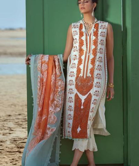 Crimson Saira Shakira Luxury Lawn`22 D#1-A