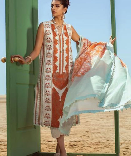 Crimson Saira Shakira Luxury Lawn`22 D#1-A