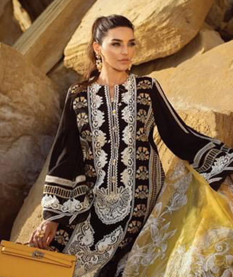 Crimson Saira Shakira Luxury Lawn`22 D#1-B