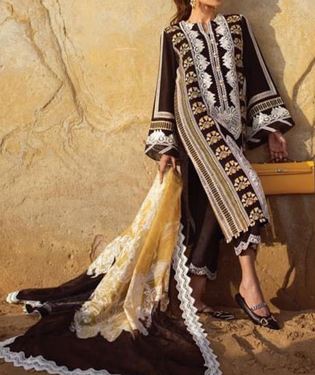 Crimson Saira Shakira Luxury Lawn`22 D#1-B