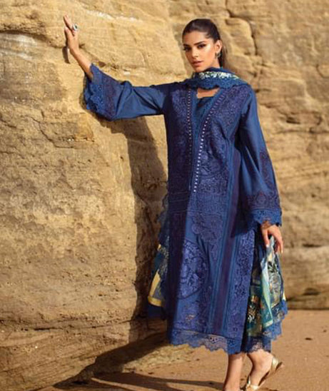 Crimson Saira Shakira Luxury Lawn`22 D#3-A