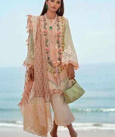 Crimson Saira Shakira Luxury Lawn`22 D#4-A