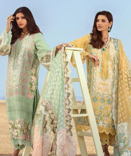 Crimson Saira Shakira Luxury Lawn`22 D#5-A