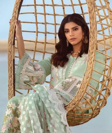 Crimson Saira Shakira Luxury Lawn`22 D#5-B