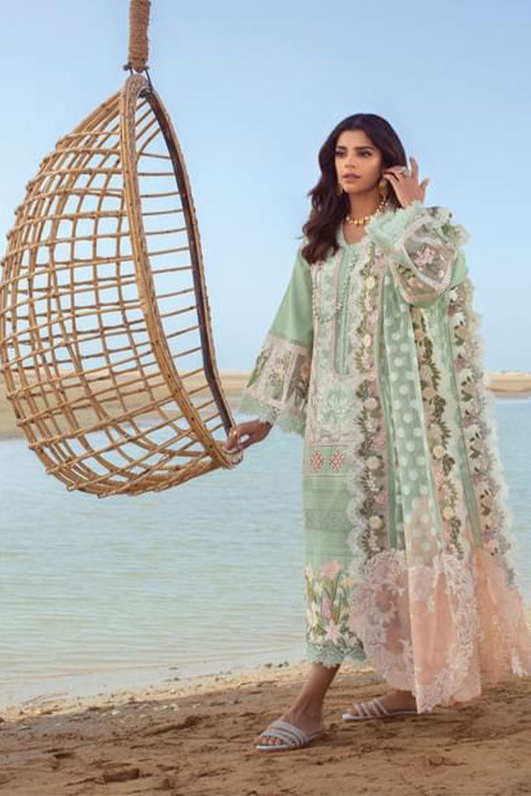 Crimson Saira Shakira Luxury Lawn`22 D#5-B
