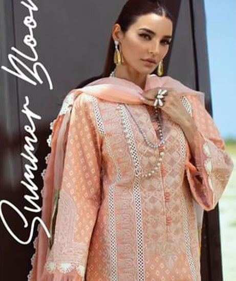 Crimson Saira Shakira Luxury Lawn`22 D#6-B