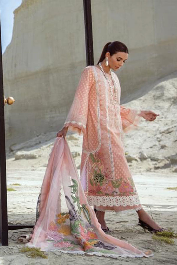 Crimson Saira Shakira Luxury Lawn`22 D#6-B